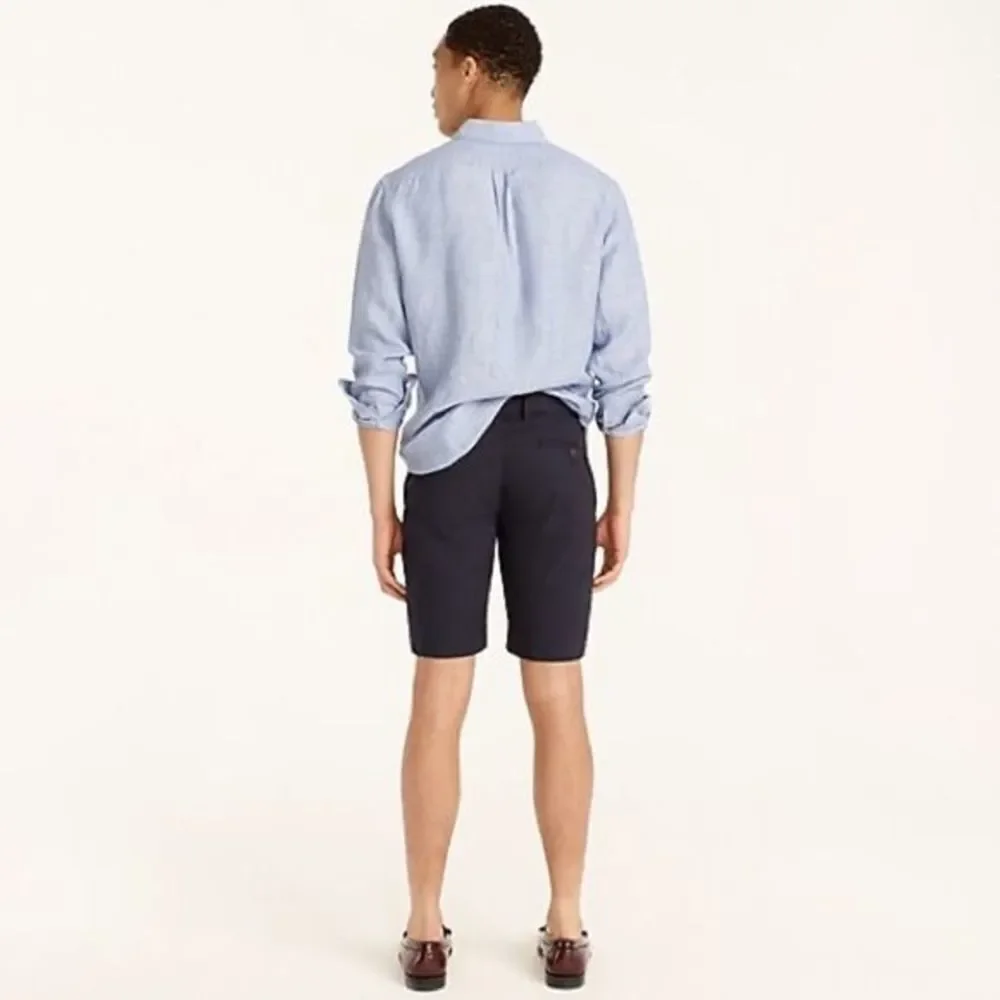 NWT J. Crew Navy‎ 9” Stretch Chino Shorts Size 29